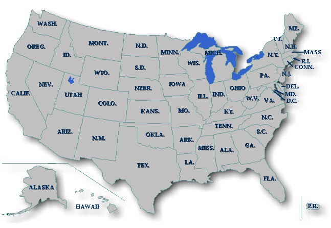 Canada Usa Map United States